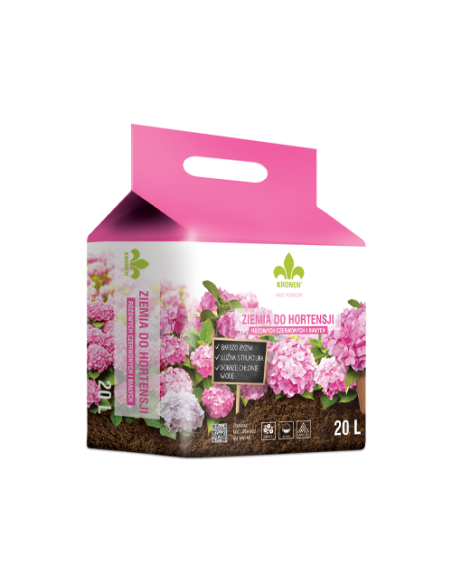 KRONEN®Ziemia do hortensji różowych i białych