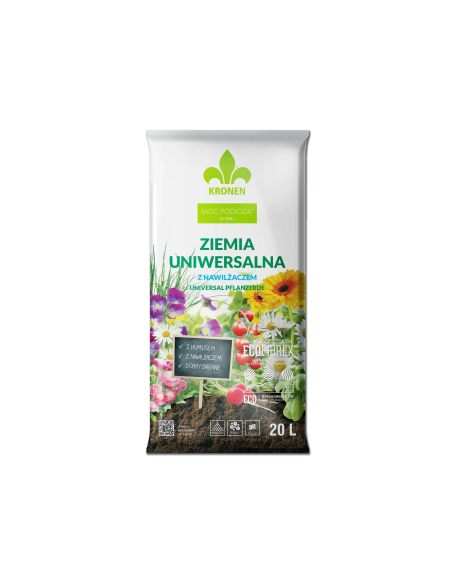 KRONEN®Ziemia uniwersalna z nawilżaczem i ECOFIBREX®